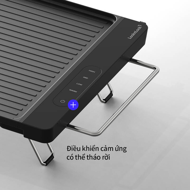 Bếp nướng điện cao cấp LocknLock 1300W - Màu đen - EJG311BLK, , large image number null